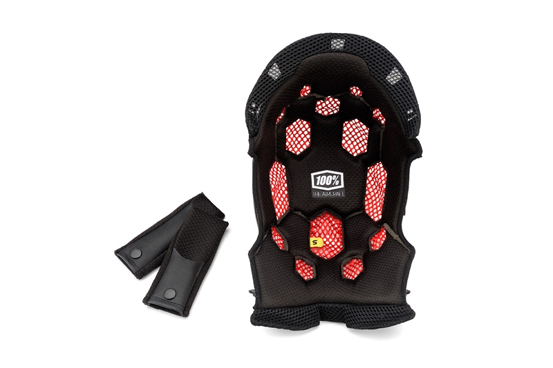 Helmpolster für Aircraft Comfort Black/Red