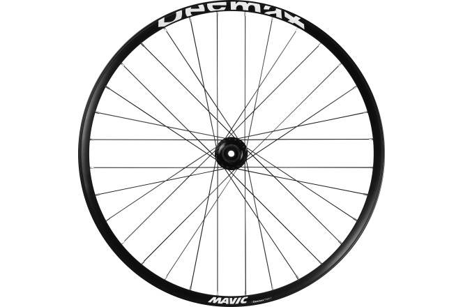 Laufrad Downhill DEEMAX Park INT27.5 12x148BSTHG, HR, 6-Loch Schwarz/Weiß