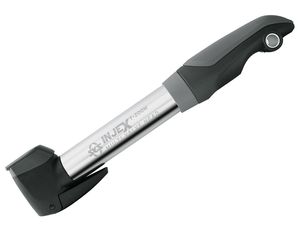 Minipumpe Injex T-Zoom Alu Grau/Silber