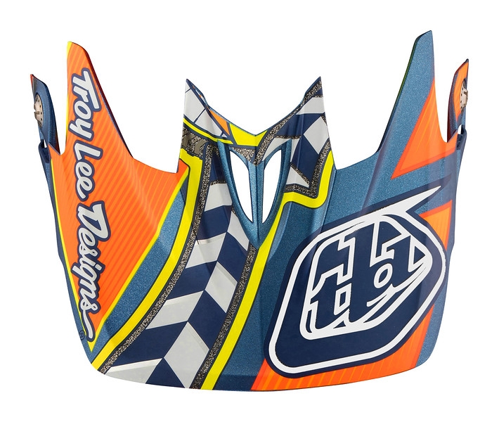 Ersatzhelmschild für D3 Longshot Orange