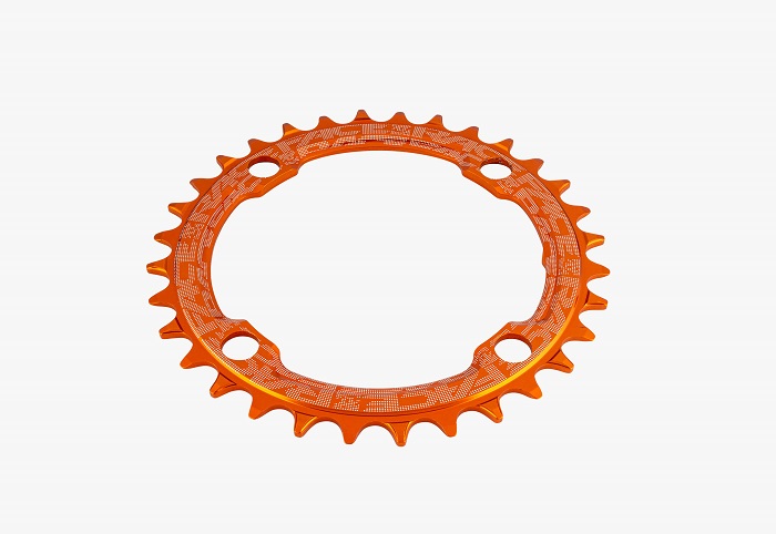 Kettenblatt Narrow Wide 4-Bolt 104mm, 10/11/12fach 36T Orange