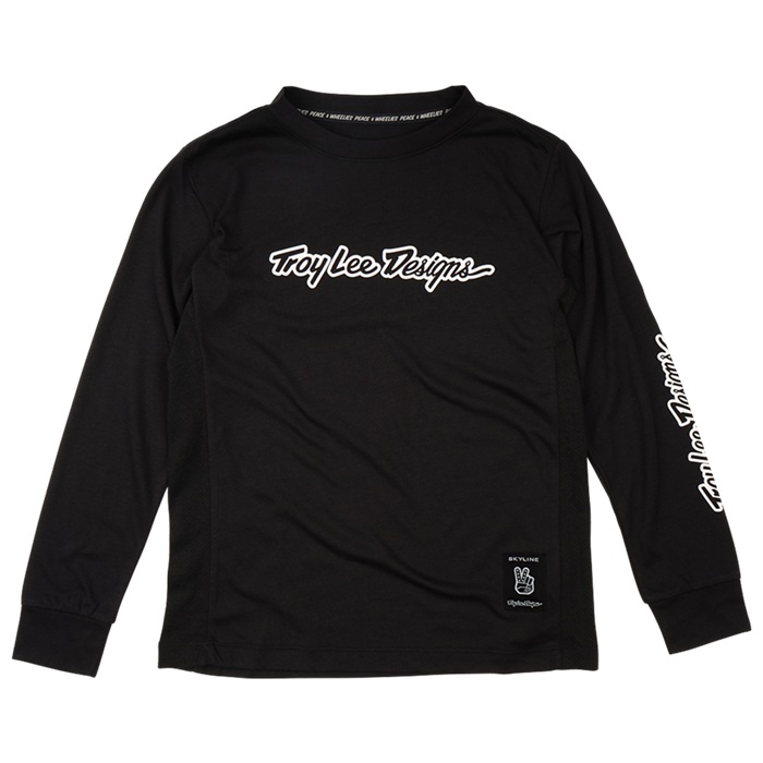 Jersey Skyline Ride LS langarm Youth Black