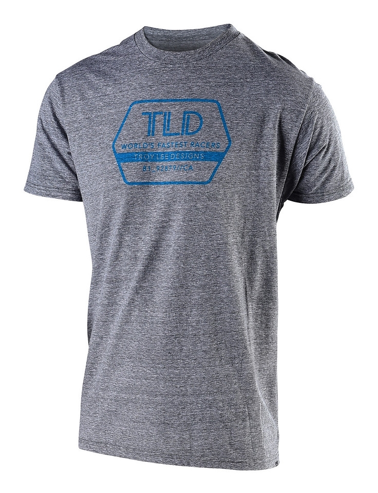 T-Shirt Factory Vintage Gray/Cyan