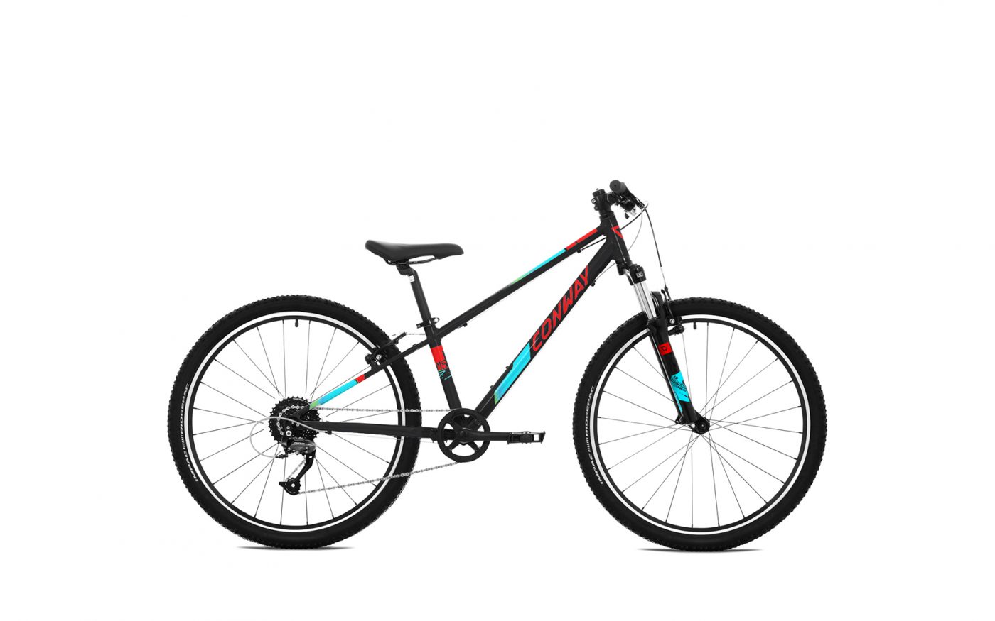 Komplettbike MTB Kids MS 260/38 Black/Red