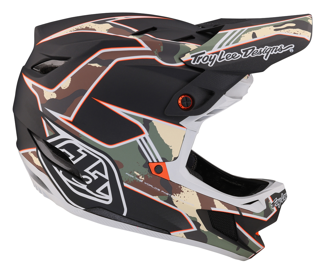 Fullface-Helm D4 Composite MIPS Matrix Camo 23 Army Green