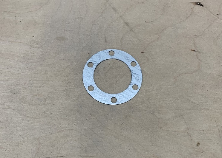 Spacer für Hub/Disc 6 Loch 1mm Alu
