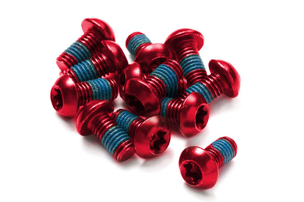 Disc Rotor Bolt Set 12pc/set steel red