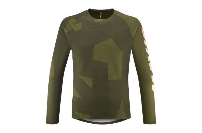 Jersey DMax End LS langarm Men Camo/Olive