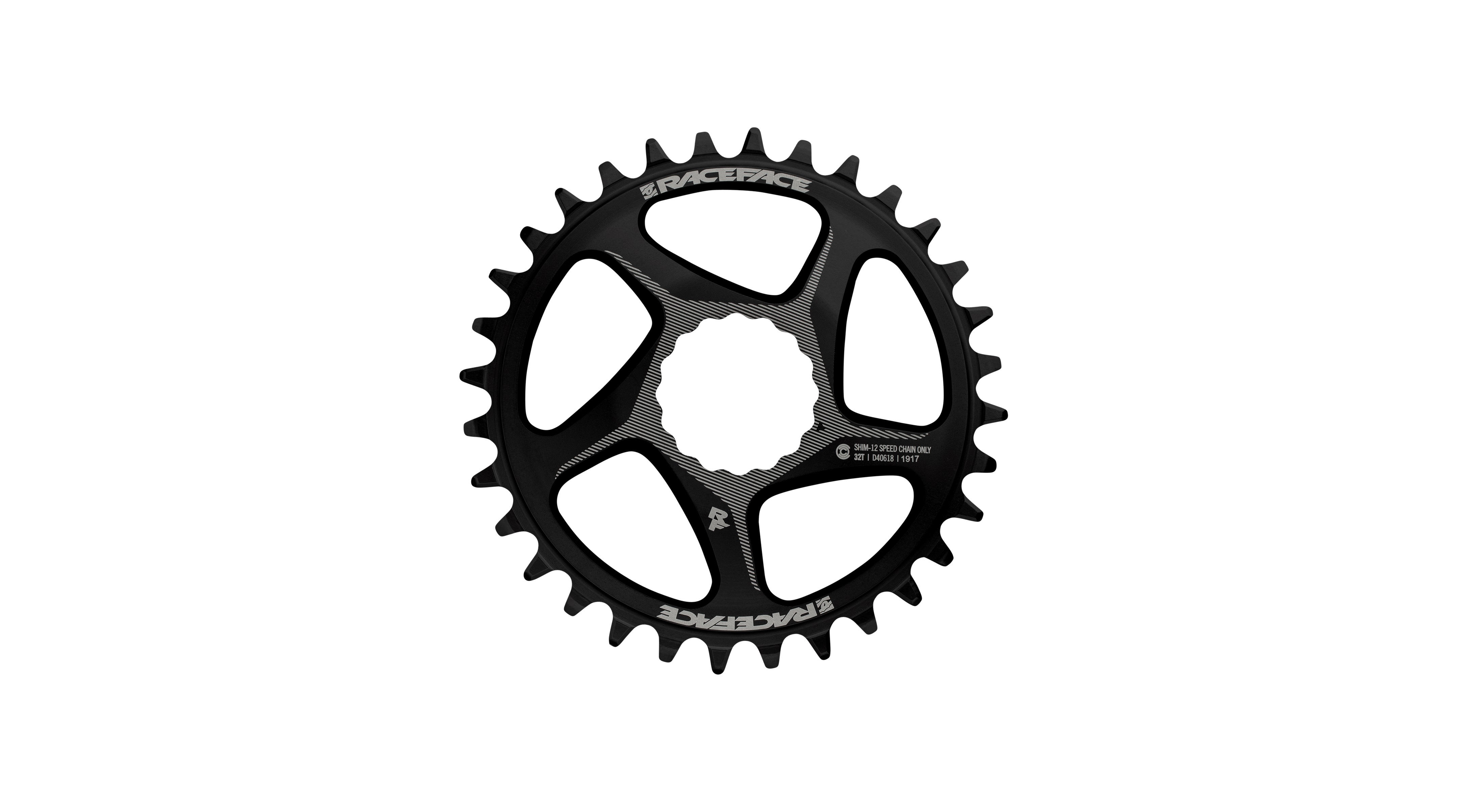 Chainring DM Kettenblatt 12 SPD Shimano kompatibel 32 Z. Black
