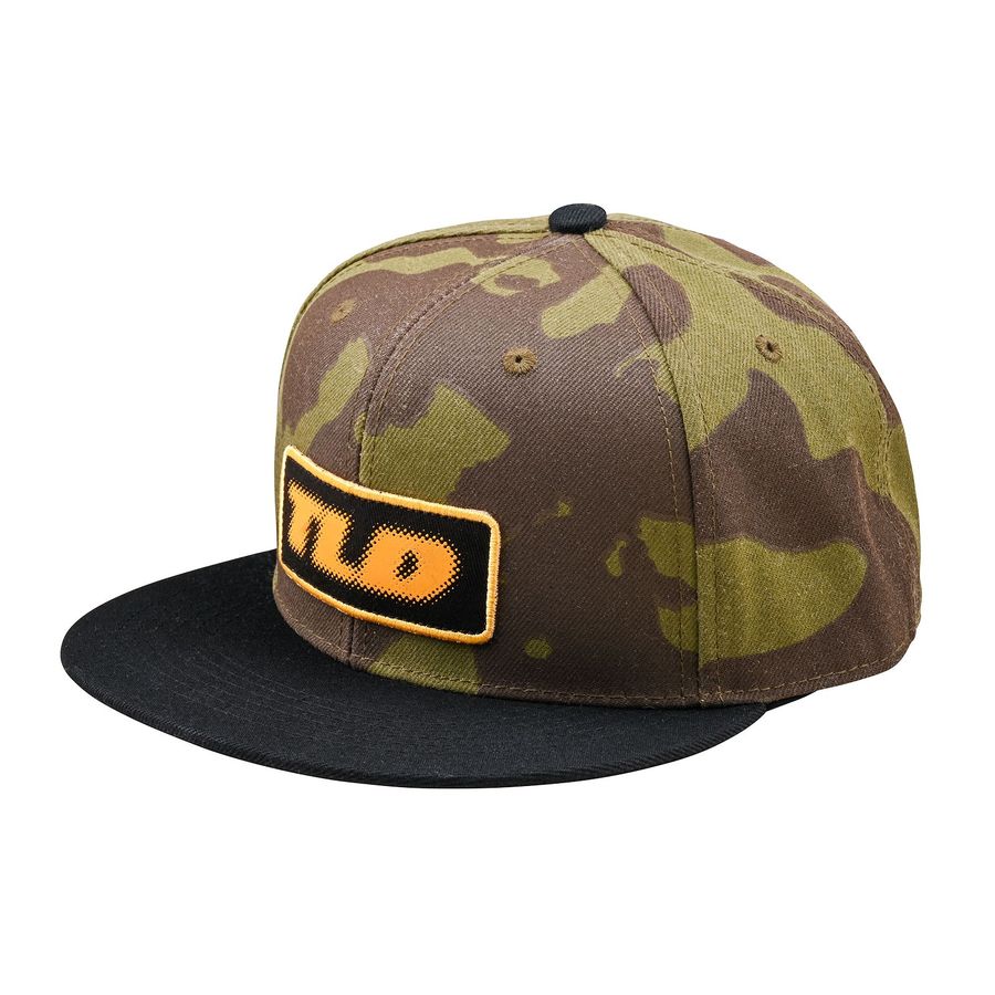 Mütze Flat Bill Hat Snapback Fade Out Olive Camo OSFA