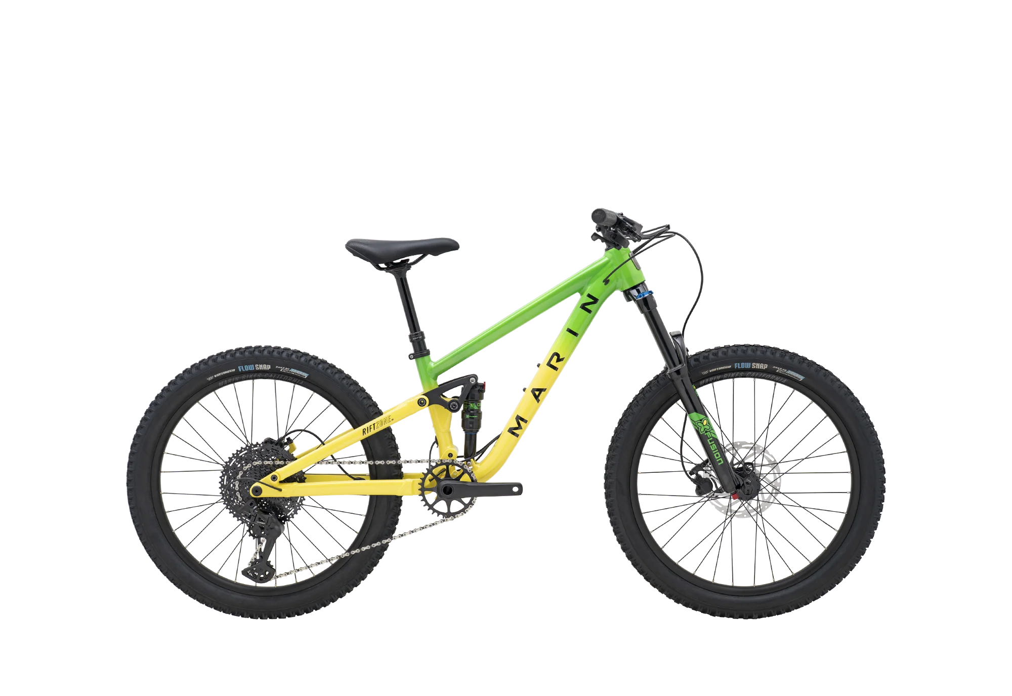 Komplettbike Rift Zone JR Kids 24" Flo Green/Yellow Fade OS