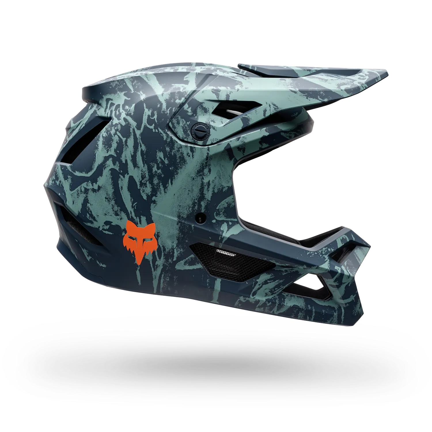Fullface-Helm DH Kinder Rampage Mips Youth Image Print/Arctic Blue