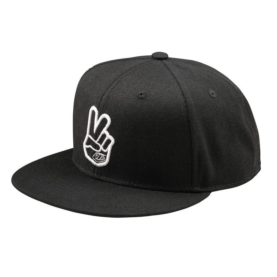 Mütze Flat Bill Hat Snapback Peace Out Black OSFA