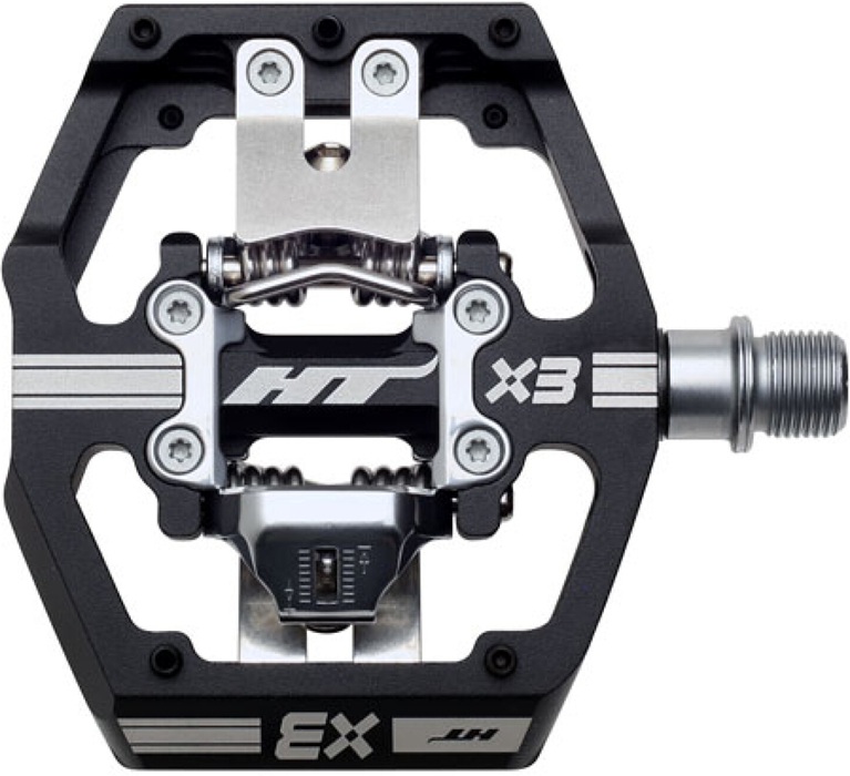 Clickpedale X3DH/Enduro Race Black/Black