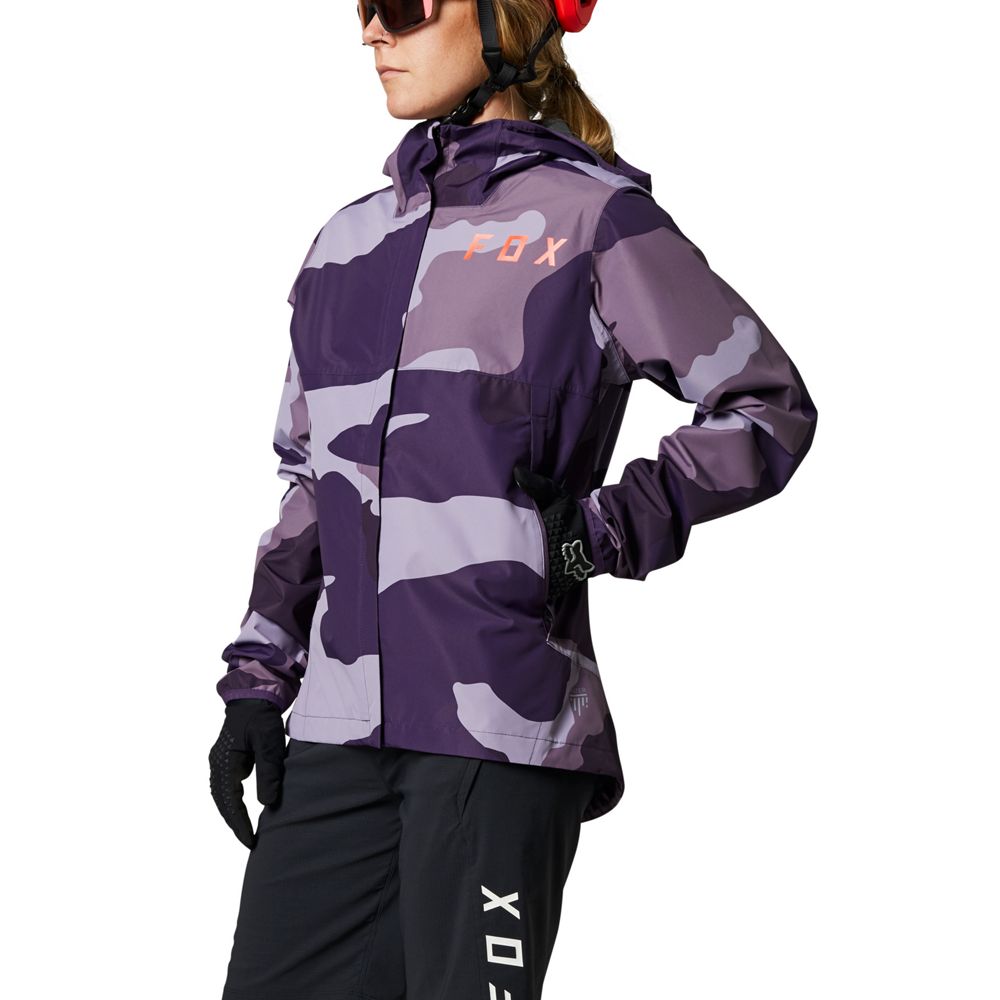 Regen-Jacke Ranger 2,5-Layer Woman Water Dark Purple XS