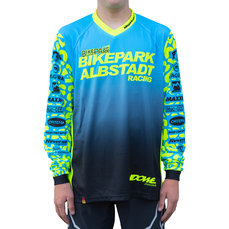 Jersey Racing Leopard Design 2020 Flu Yellow/Petrol
