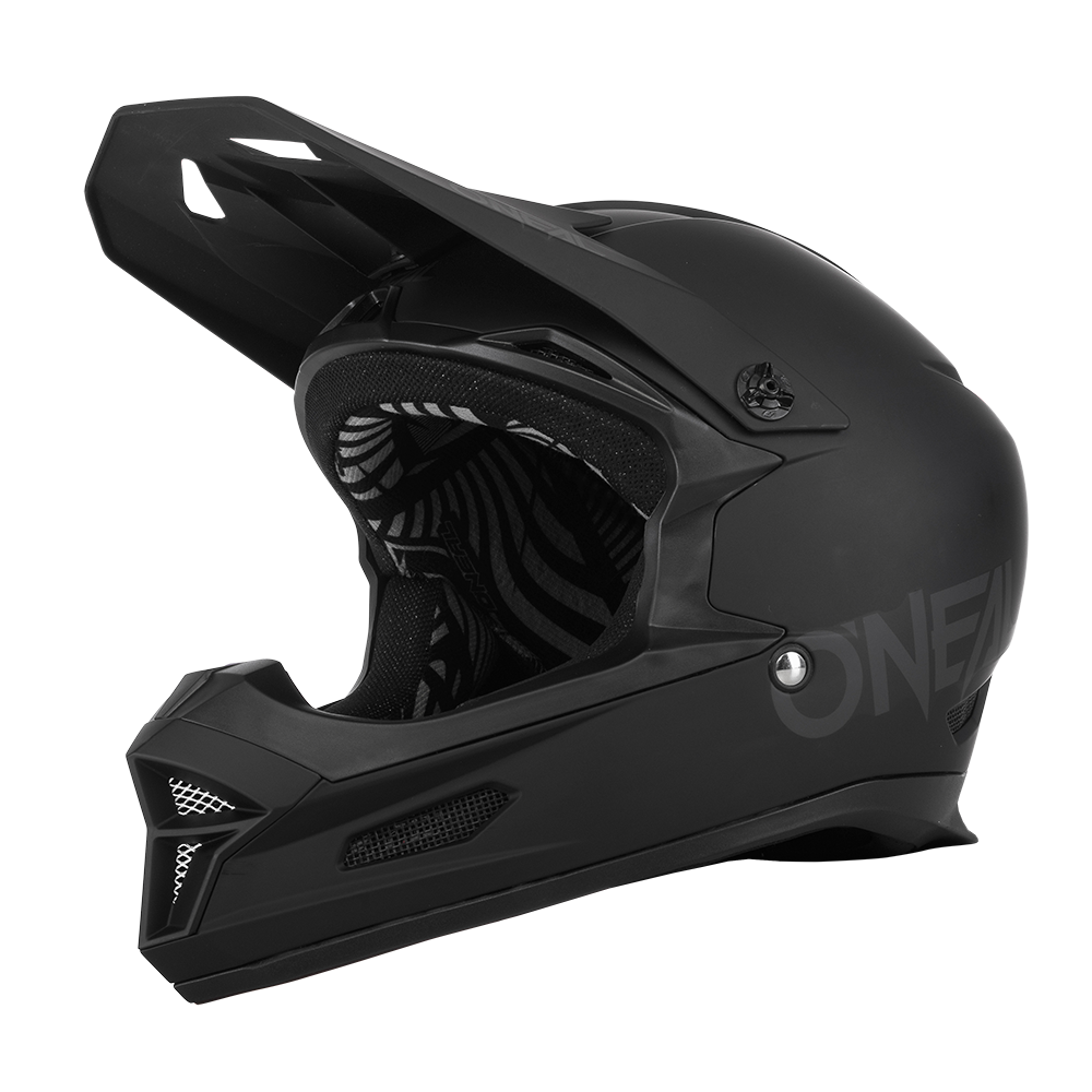 Fullface-Helm Fury Solid Black