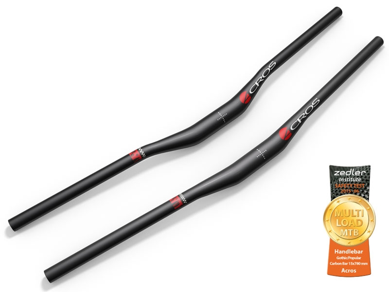 Lenker Popular Carbon 35, 780mm Rot/Schwarz