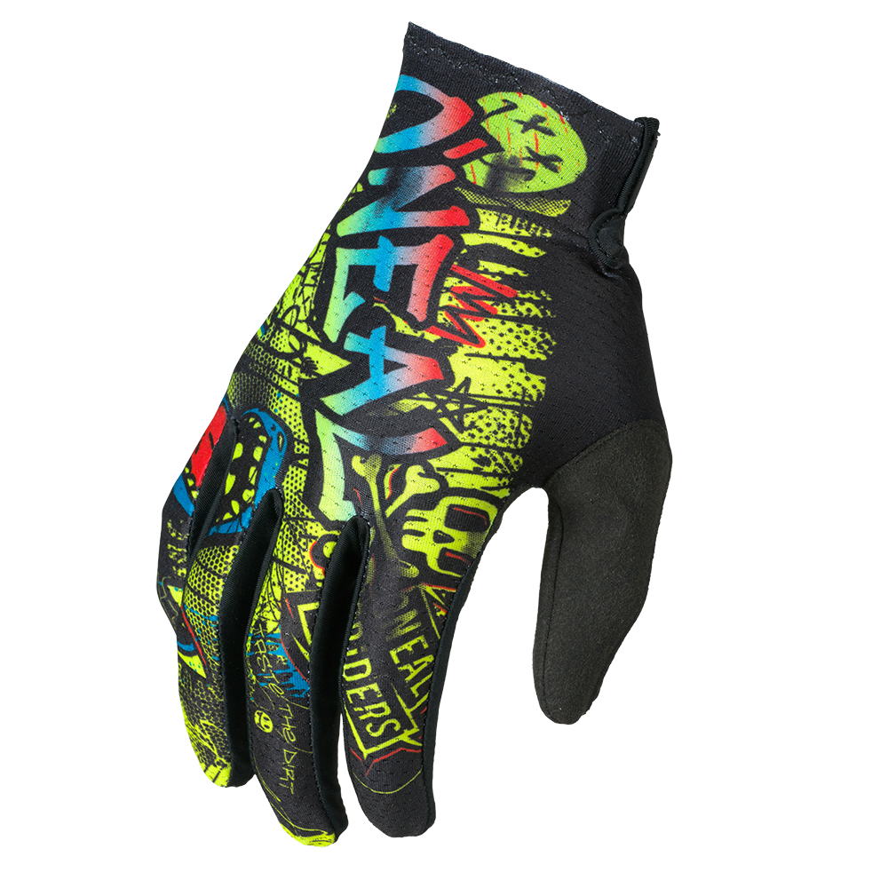 Handschuhe Matrix Youth Glove Rancid Black/Neon Yellow