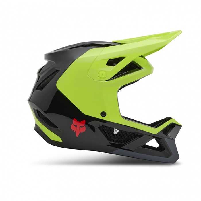 Fullface-Helm DH Kinder Rampage Mips Youth Barge Flo Yellow