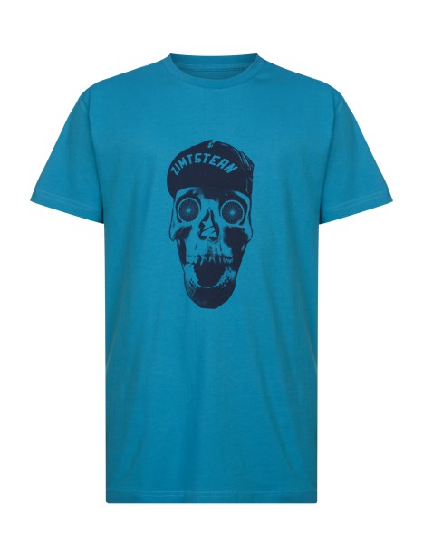Zimtstern - Skull T-Shirt Men Blue