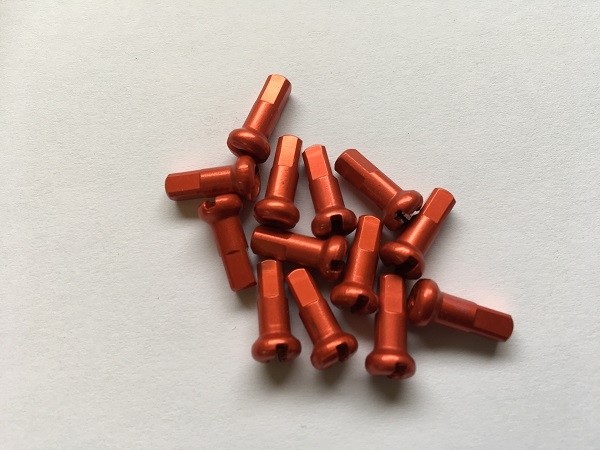Alu-Nippel 2,0, 12mm Rot