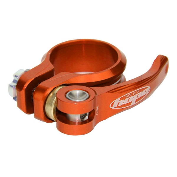 Sitzrohrklemme Schnellspanner Seat Clamp QR Orange