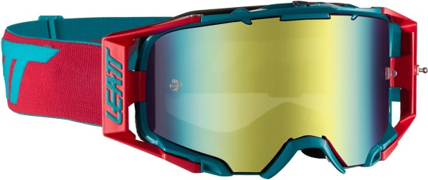 Brille Velocity 6.5 Iriz antifog Lens Mirror Red/Teal