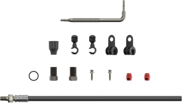 Hydraulikleitung für Code R, Code, Level Bremse 2000mm Schwarz Banjo