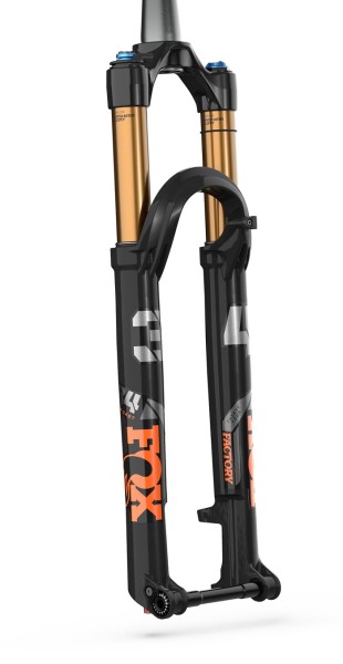 Federgabel 34 Float Factory Stepcast 29" 2022, 120mm, Shiny Blk Orange/Gloss Blk Logo Kabolt