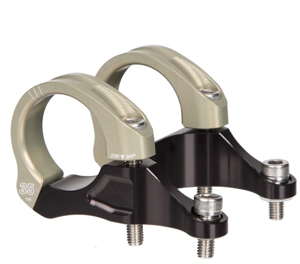 Integra II Direct Mount Vorbau 35.0 Rise 10° gold/schwarz