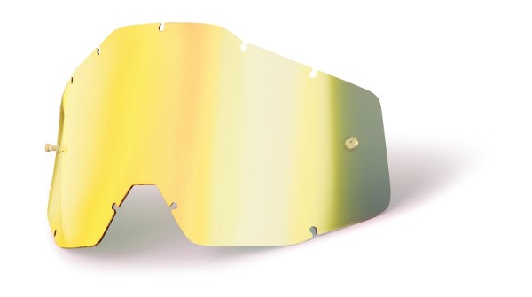 100% - Replacement Lenses Antifog Gold-Mirror