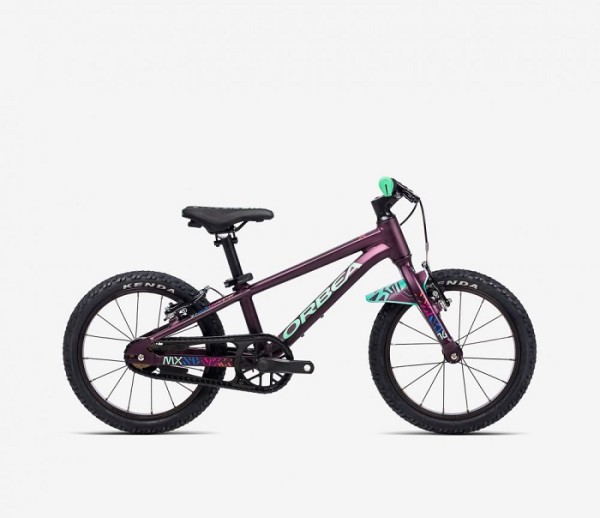 Kinder-Mountainbike MX 16 Purple/Mint Matt