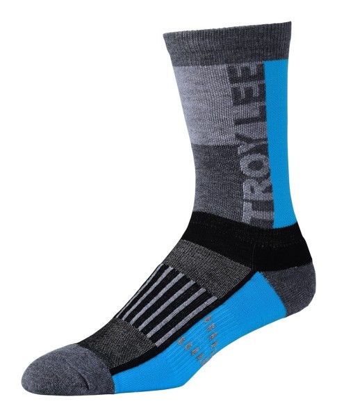 Socken Performance Crew Block Ocean