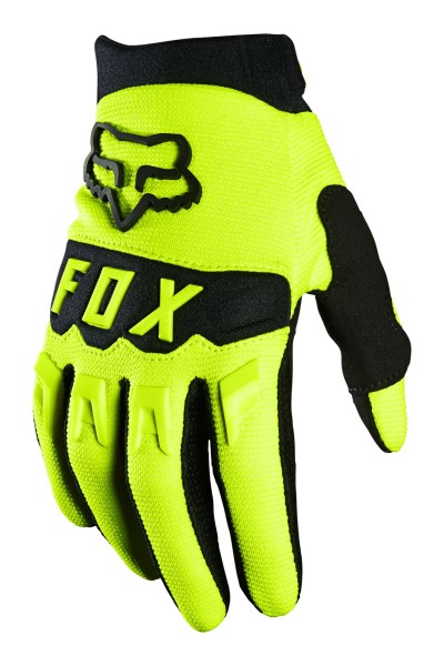 Handschuhe Dirtpaw Glove Youth 21 Black/Flo Yellow