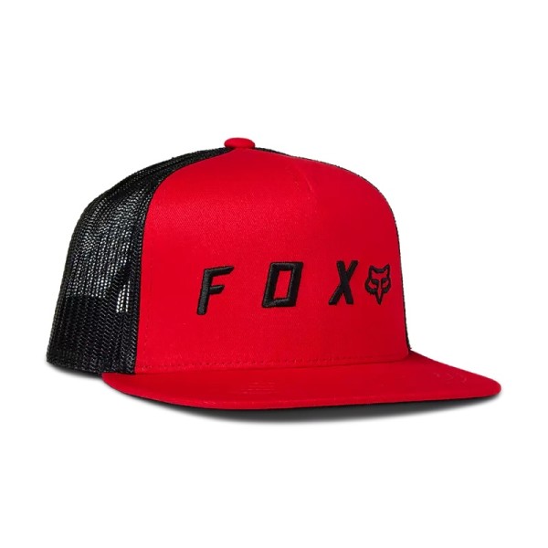 Mütze Snapback Hat Absolute Mesh Youth Black Red OS