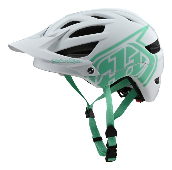 MTB-Helm A1 Drone White/Aqua Ausstellungsmodell