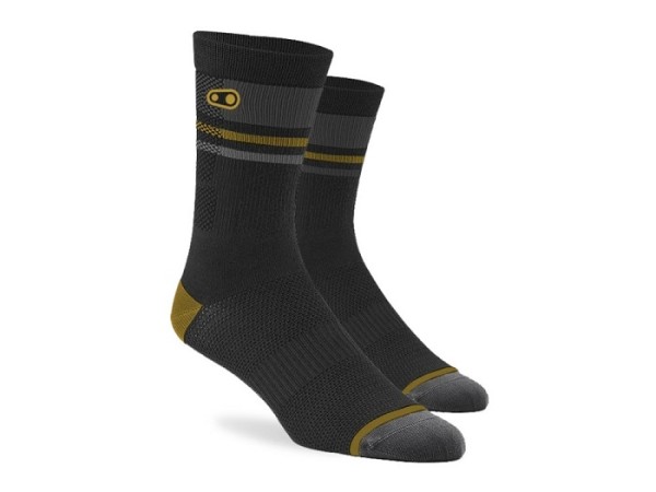 Socken Icon Black/Gold/Grey