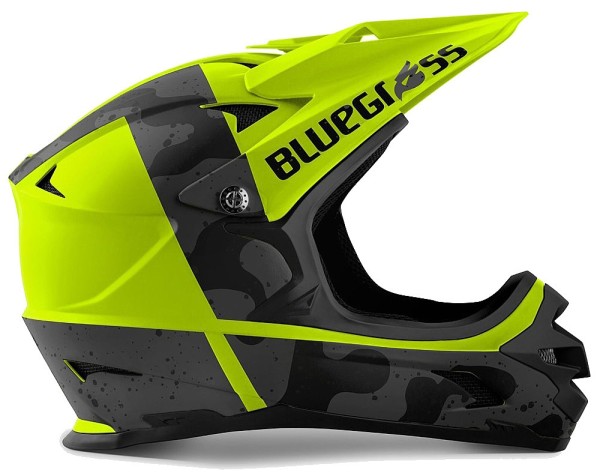 Fullface-Helm Intox Flo Yellow Black Matt