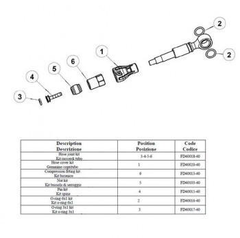 Anschluss O-Ring 6x1mm Stk.