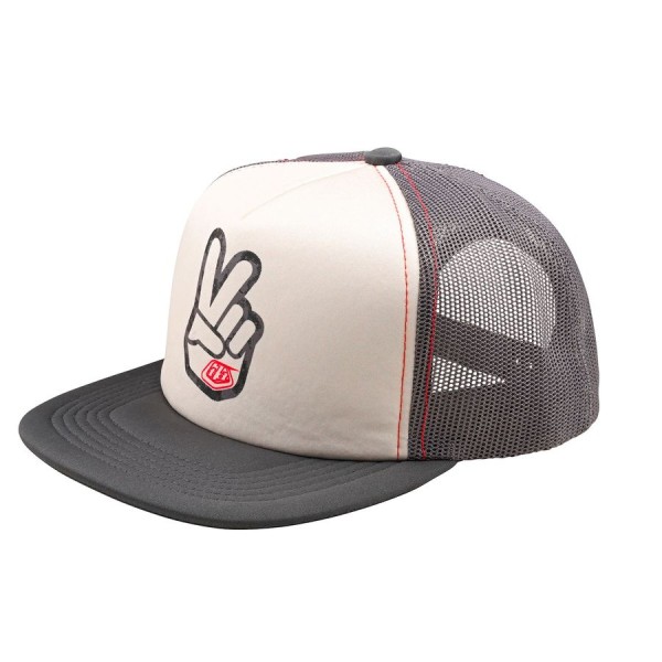 Mütze Trucker Hat Snapback Peace Out Vintage White/Carbon OSFA
