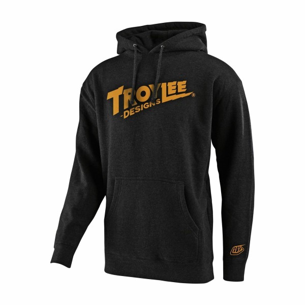 Kapuzenpullover Voltage Youth Po Hoodie Black Orange