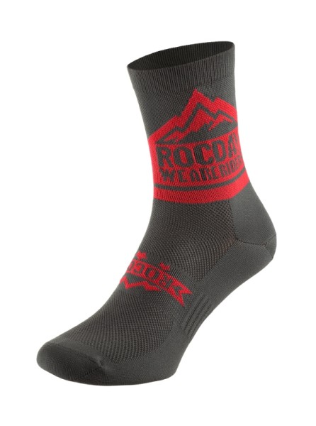 Socken Trail Socks Grey/Red