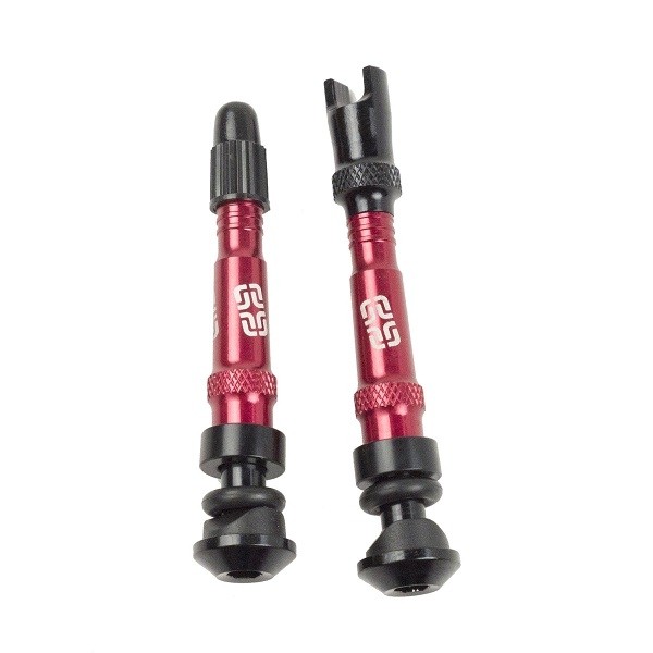 Tubeless-Ventile 17-27mm 1 Paar Red