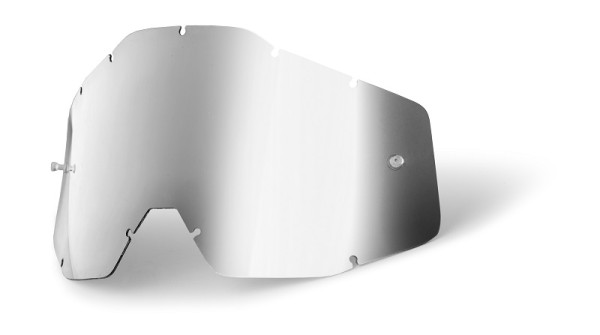 100% - Replacement Lenses Antifog Silver-Mirror