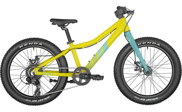Komplettbike Bergamonster 20 Boy Plus, 2023 Yellow/Türkis