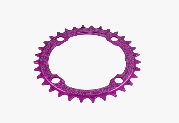 Kettenblatt Narrow Wide 4-Bolt 104mm, 10/11/12fach 36T Purple