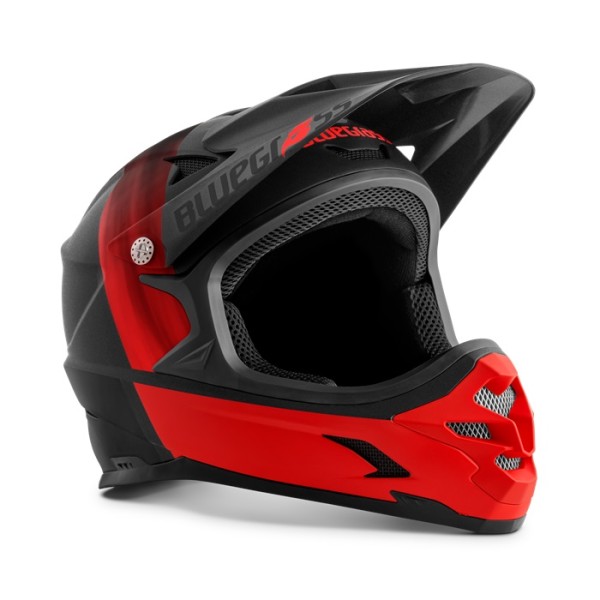 Fullface-Helm Intox Black/Red Matt
