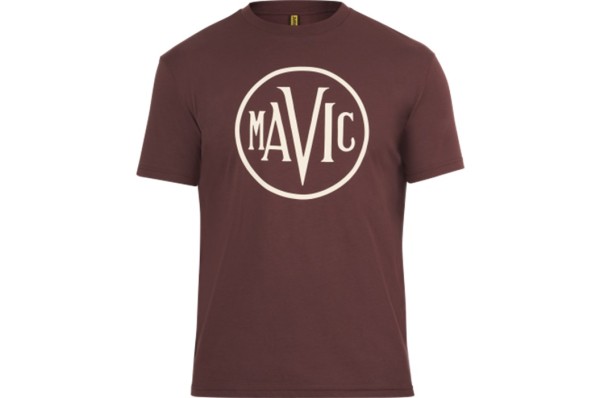 T-Shirt Heritage Logo Tee Men Aubergine