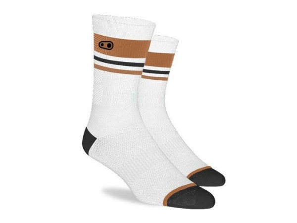 Socken Icon White/Brown/Black